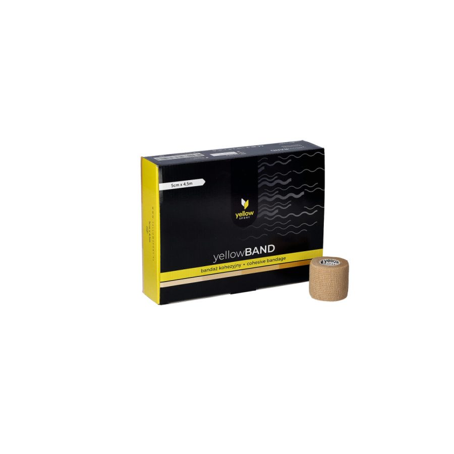 Elastīgā saite yellowBAND, pašpielīpošs pārsējs, bēšs, 5 cm × 4,5 m Elastīgā saite yellowBAND, pašpielīpošs pārsējs, bēšs, 5 cm × 4,5 m