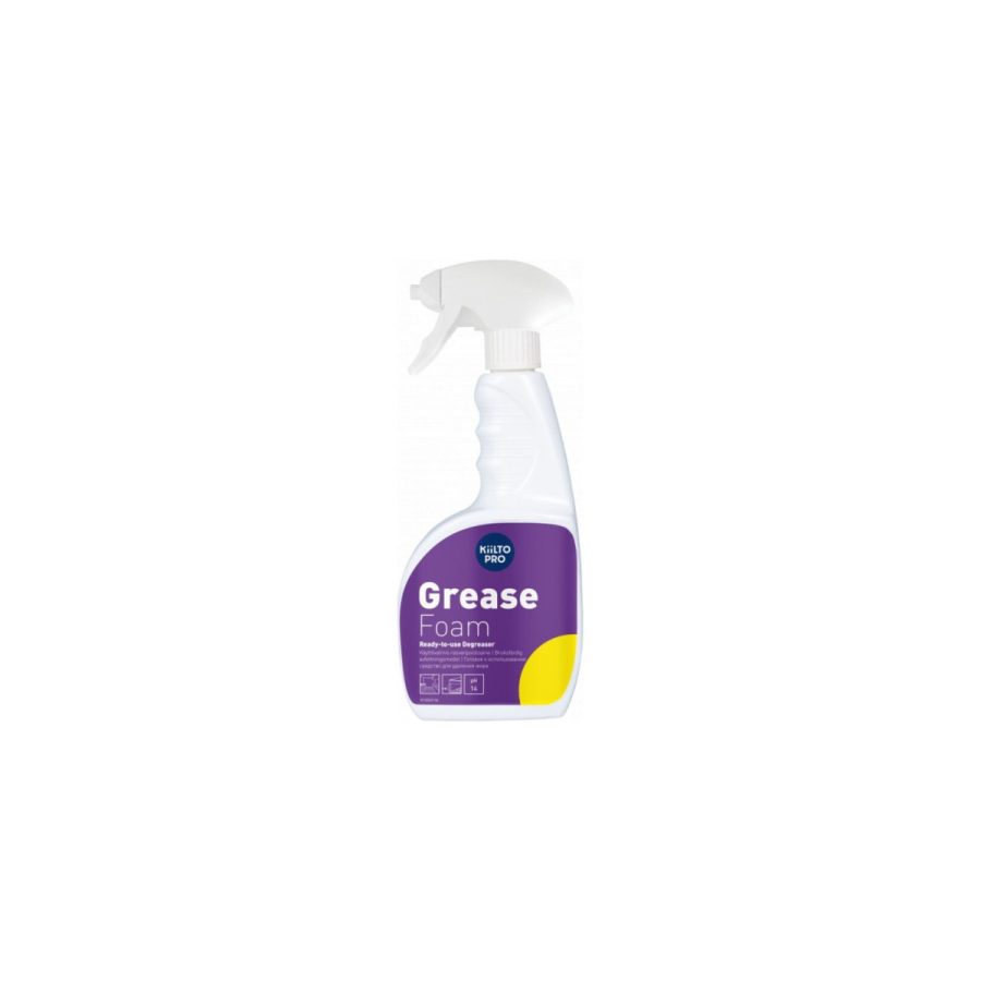 Manuālai tauku un piedegušu netīrumu likvidēšanai. “Kiilto Grease Foam” 750 ml Manuālai tauku un piedegušu netīrumu likvidēšanai. “Kiilto Grease Foam” 750 ml
