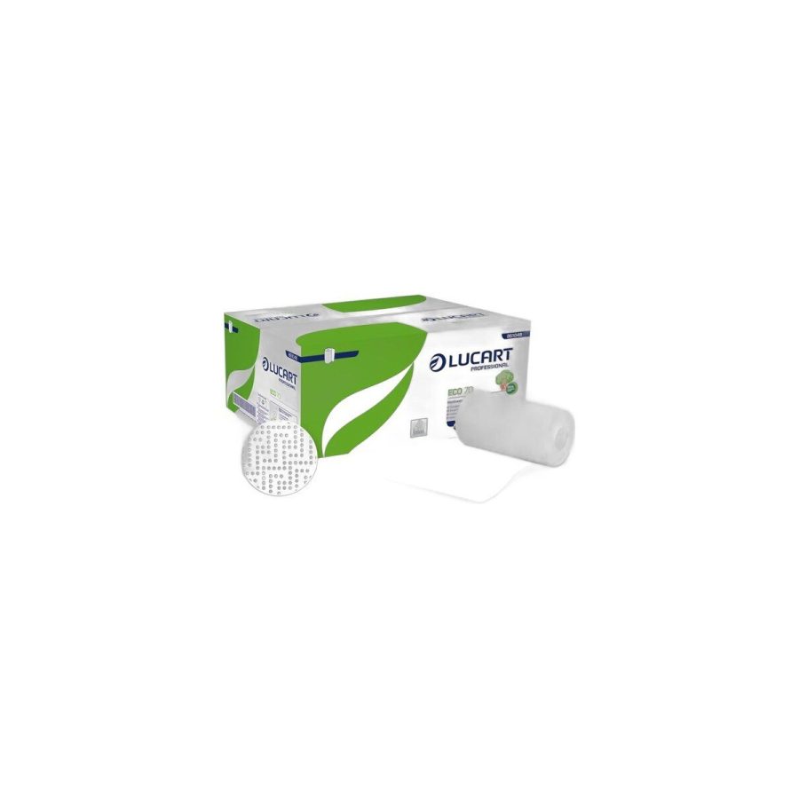 Lucart Eco 70 papīra roku dvieļi ruļļos (2 sl., 70 m), 12 ruļļi Lucart Eco 70 papīra roku dvieļi ruļļos (2 sl., 70 m), 12 ruļļi
