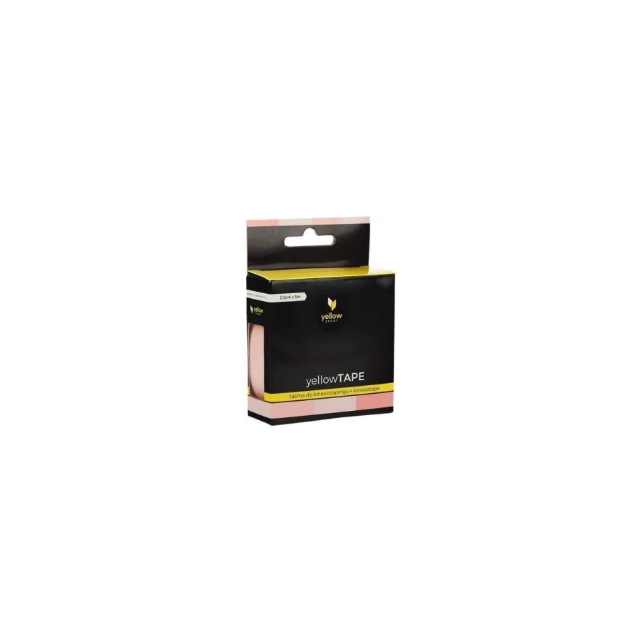 yellowTAPE limfātiskais kinezioloģiskais teips sejai, 2,5 cm × 5 m